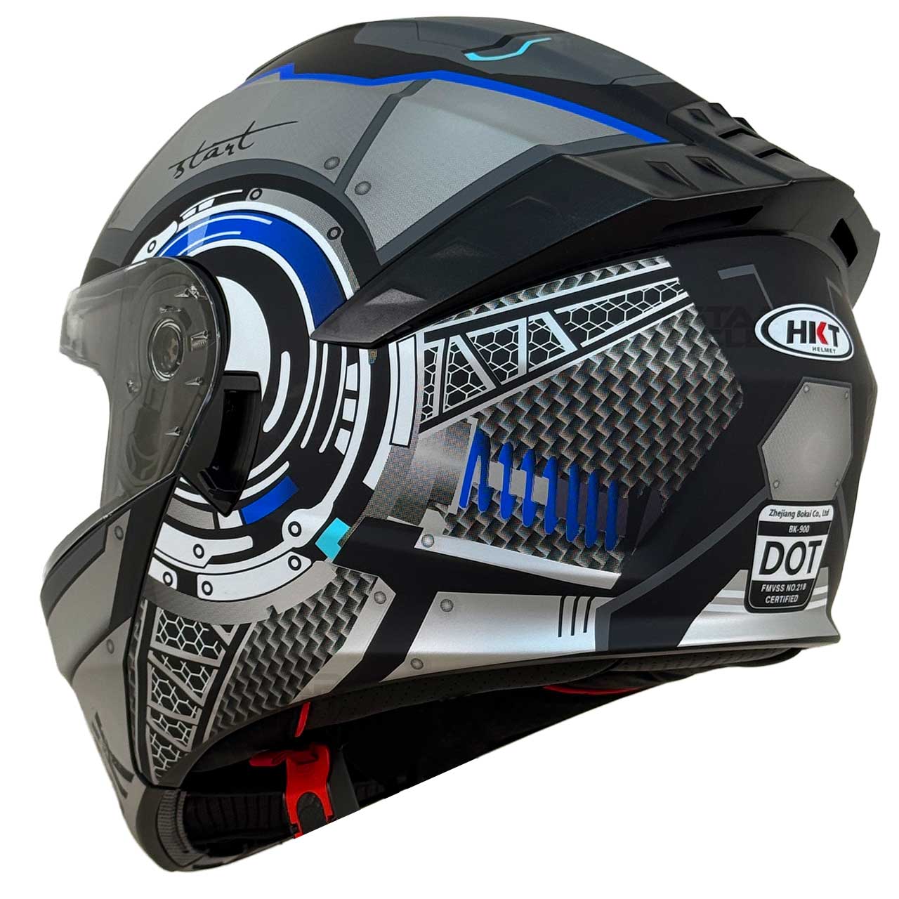 بررسی کلاه کاسکت فک متحرک HKT مدل START