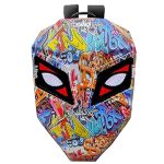 خرید کوله پشتی چراغ دار موتور سواری مدل CRAZY