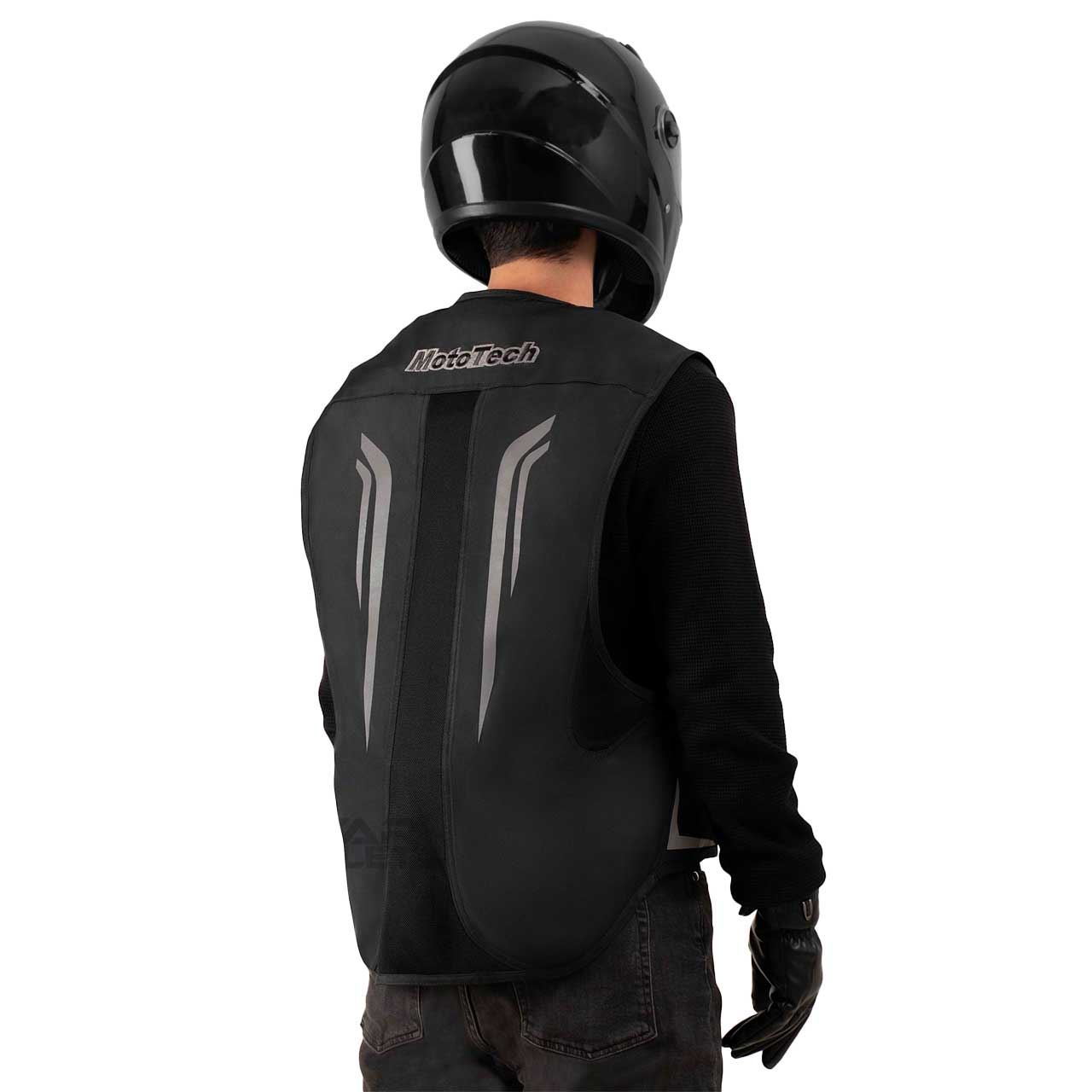 کیفیت جلیقه ایربگ دار موتورسیکلت MOTOTECH مدل MAV BLACK