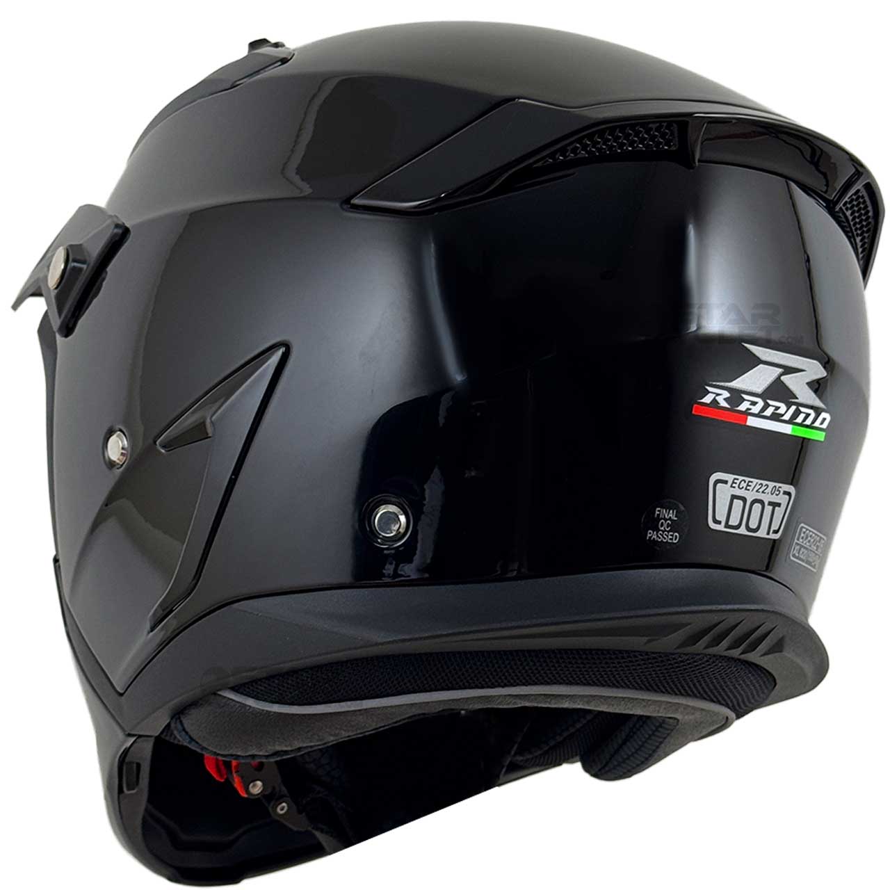 کیفیت کلاه کاسکت فک جدا راپیدو مدل 890 SHINE BLACK