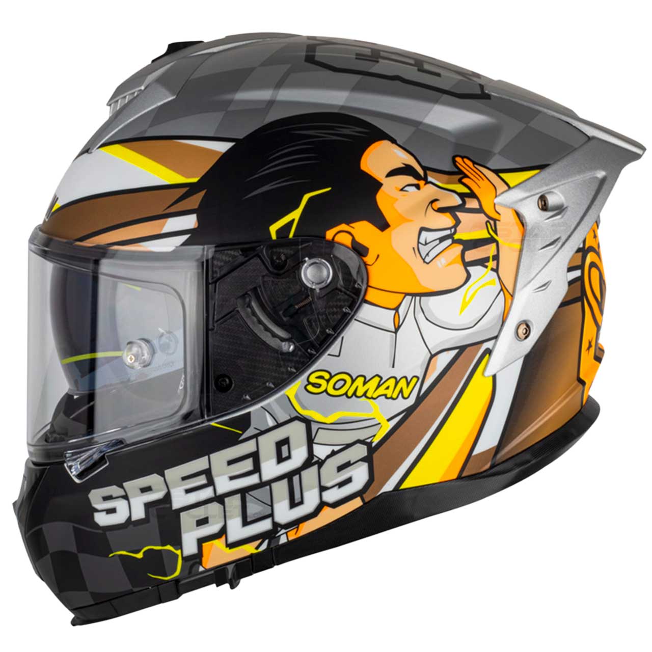بررسی کلاه کاسکت فک ثابت سومان 961 مدل SPEED PLUS