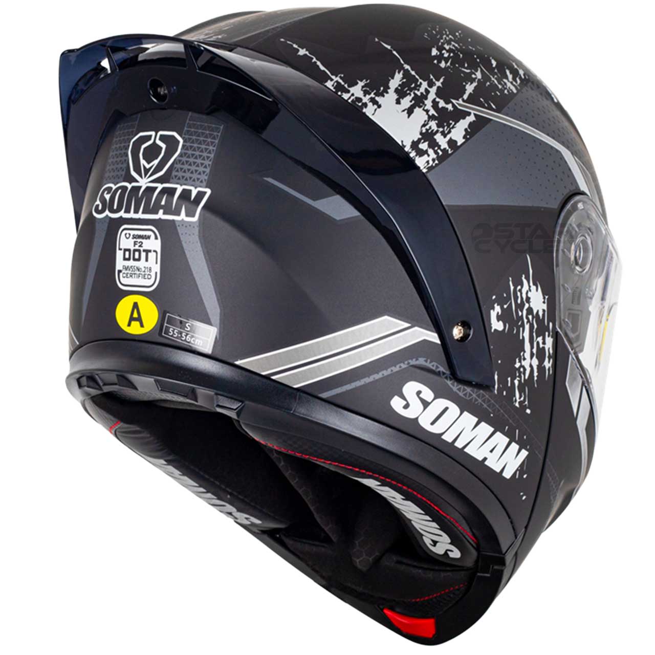 قیمت کلاه کاسکت فک متحرک سومان مدل F2 MT BLACK SHADOW