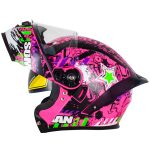 بررسی کلاه کاسکت فک متحرک سومان مدل F2 PINK SPARK