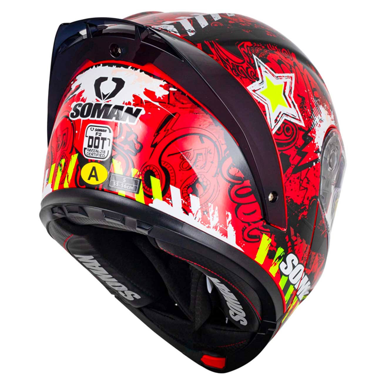 بررسی کلاه کاسکت فک متحرک سومان مدل F2 RED SPARK