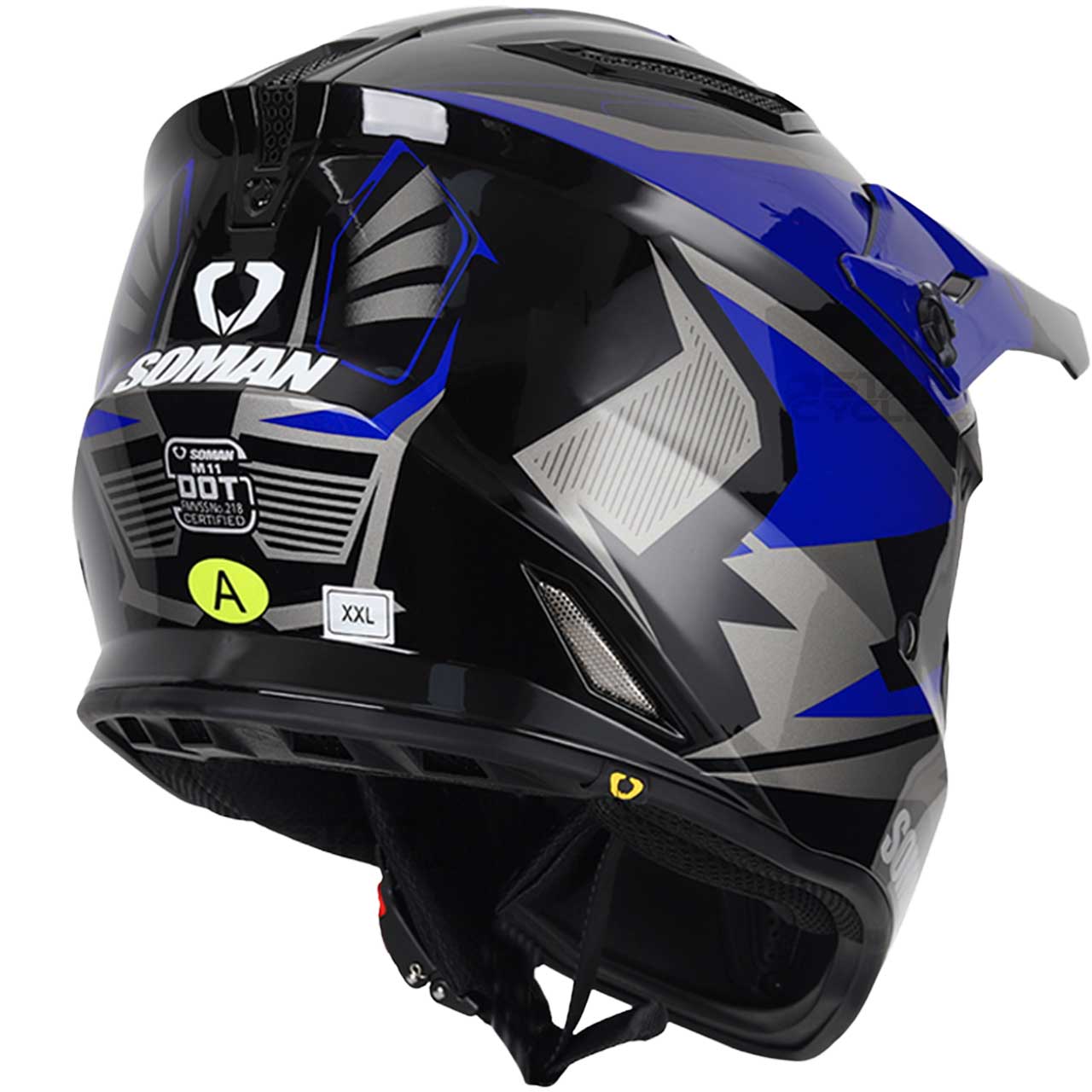 بررسی کلاه کاسکت کراسی سومان مدل M11 BLUE