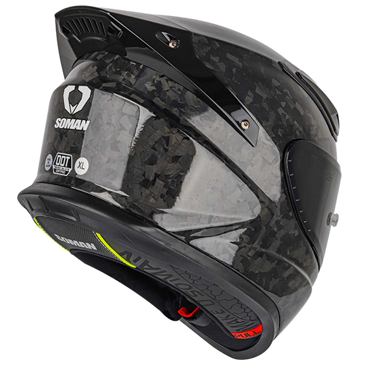 کیفیت کلاه کاسکت فک ثابت سومان مدل X8 LEOPARD BLACK