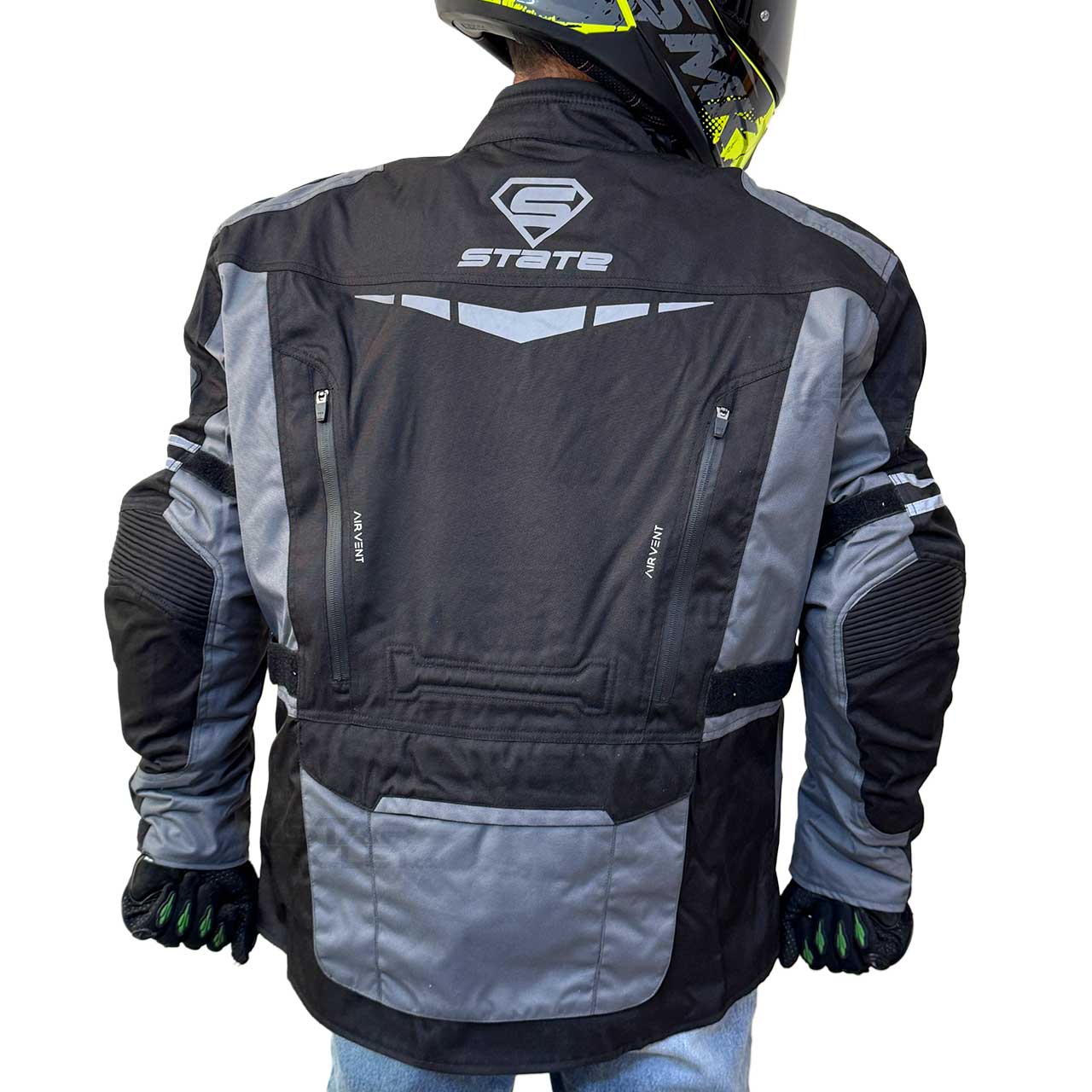 قیمت کاپشن موتور سواری تورینگ کپ تاون STATE مدل BK GREY