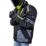 عکس کاپشن موتور سواری تورینگ کپ تاون STATE مدل BK GREY