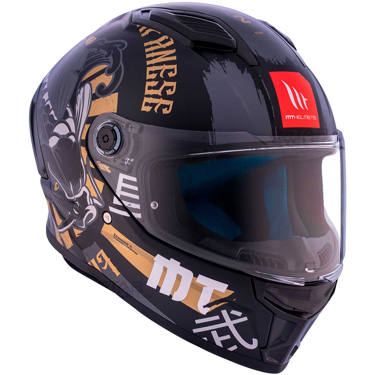 تودوزی کلاه کاسکت فک ثابت MT مدل Stinger B9