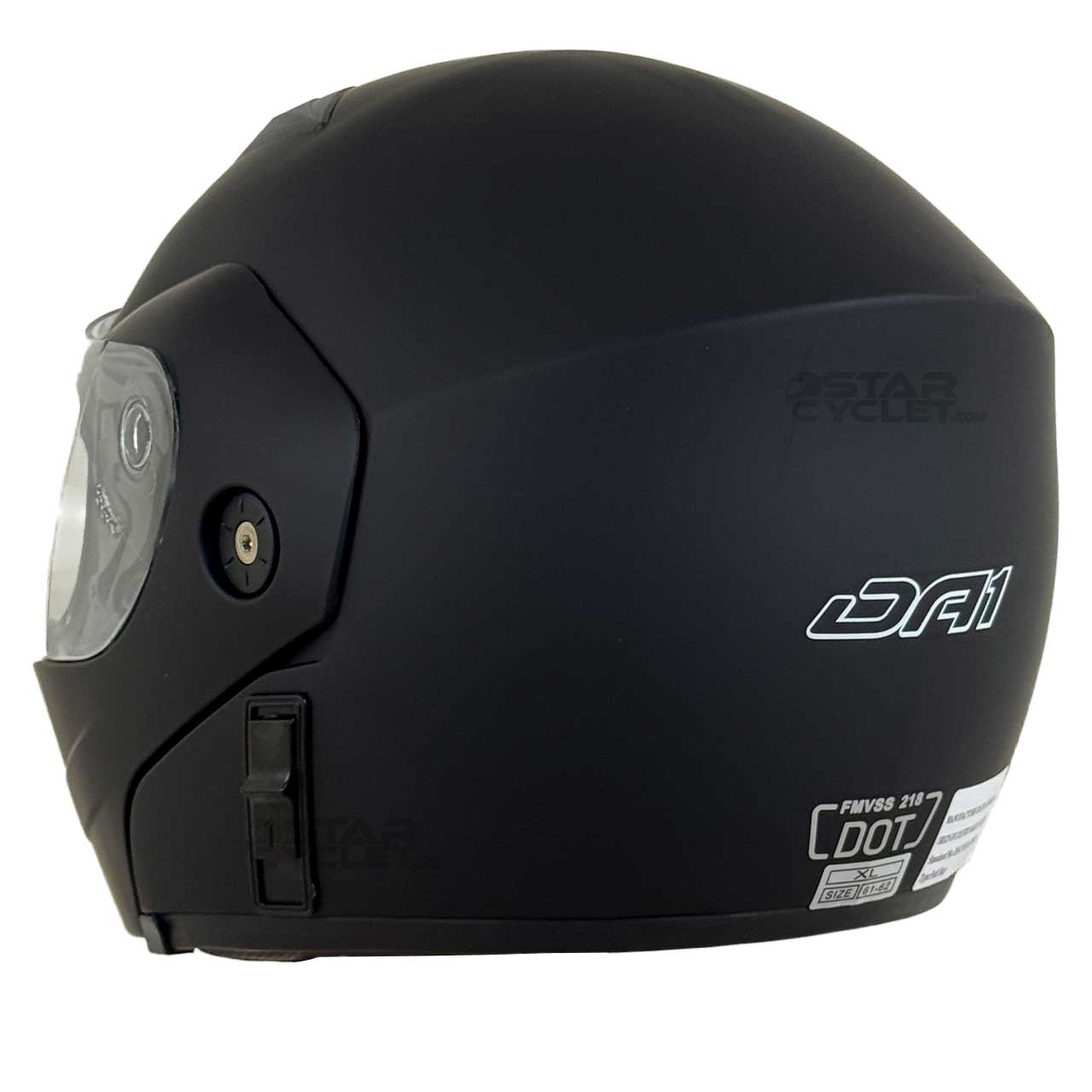 بررسی کلاه کاسکت فک متحرک DA1 مدل 102 MT BLACK