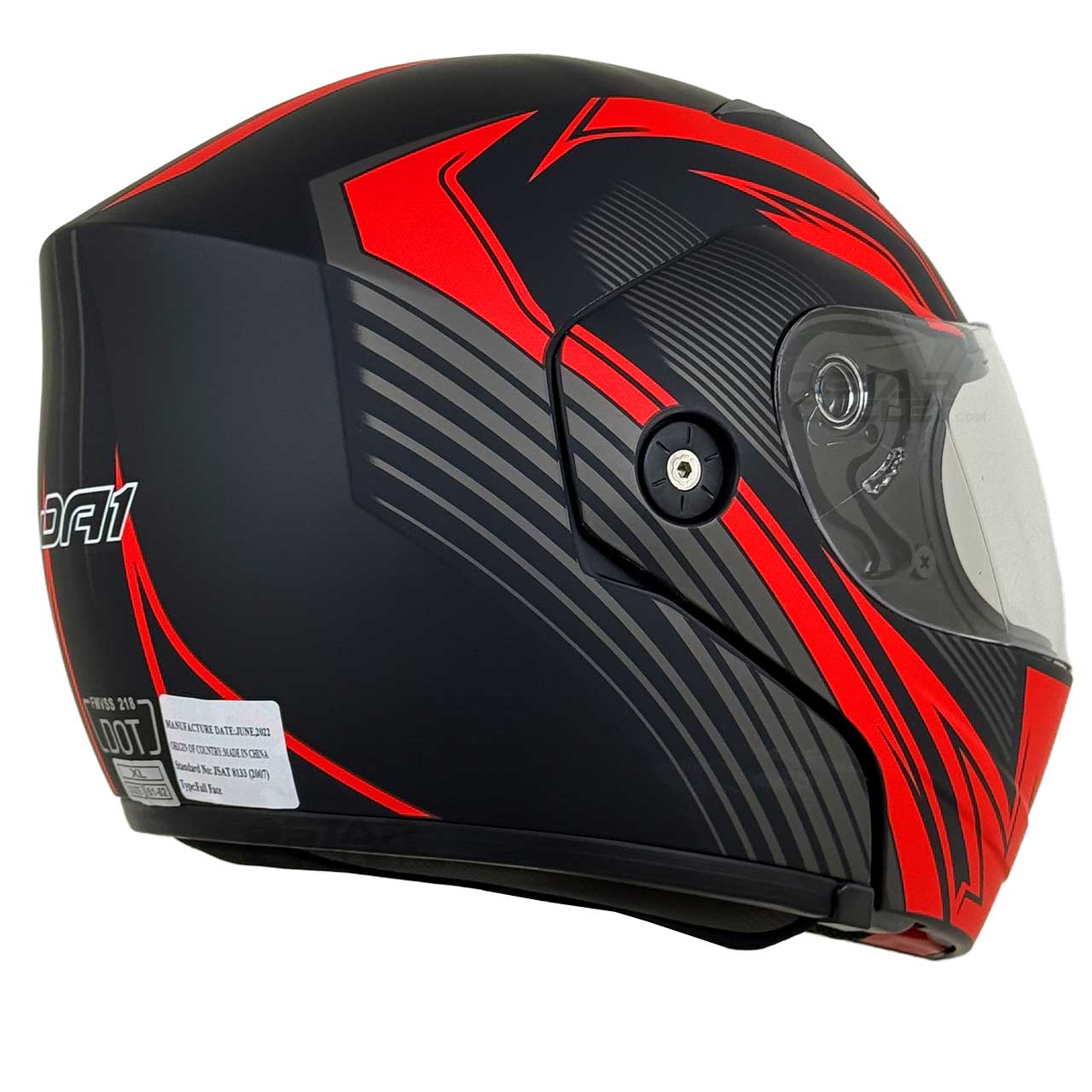 قیمت کلاه کاسکت فک متحرک DA1 مدل 102 MT RED