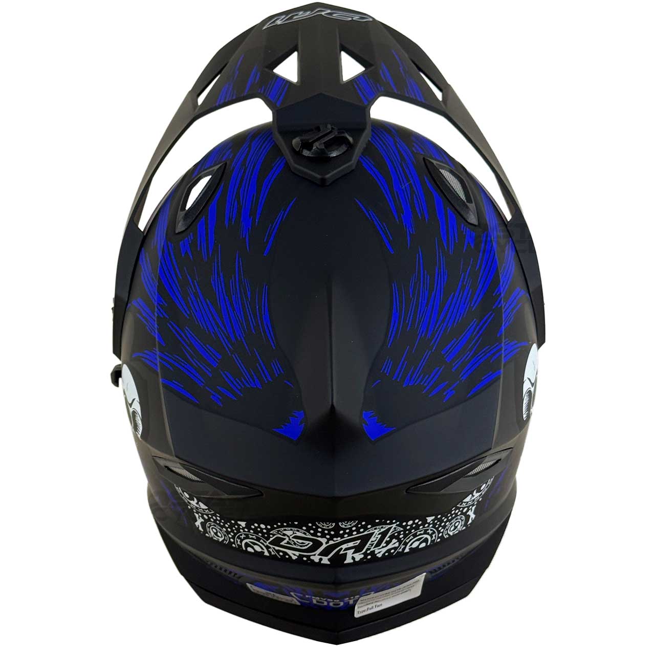 وزن کلاه کاسکت اندرو DA1 مدل 202 BLUE SKULL