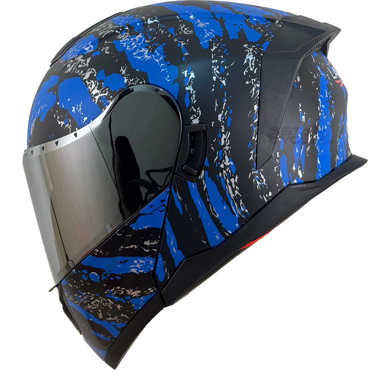 وزن کلاه کاسکت فک متحرک LAVOUS مدل BLU ZBRA