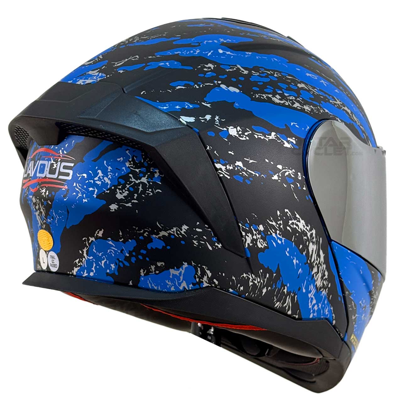 بررسی کلاه کاسکت فک متحرک LAVOUS مدل BLU ZBRA