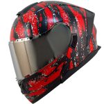 خرید کلاه کاسکت فک متحرک LAVOUS مدل RED-ZEBRA