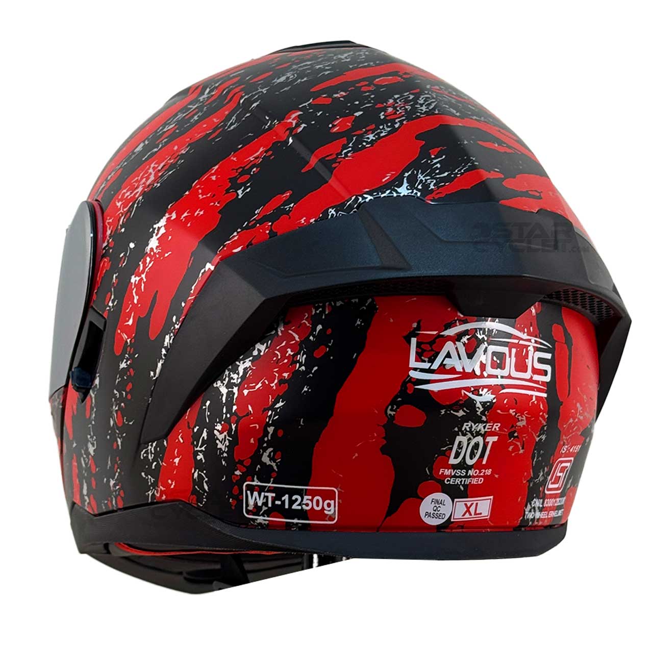 بررسی کلاه کاسکت فک متحرک LAVOUS مدل RED ZBRA