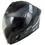 خرید کلاه کاسکت فک ثابت QIKE مدل ZIRO GREY