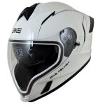 خرید کلاه کاسکت فک ثابت QIKE مدل ZIRO WHITE