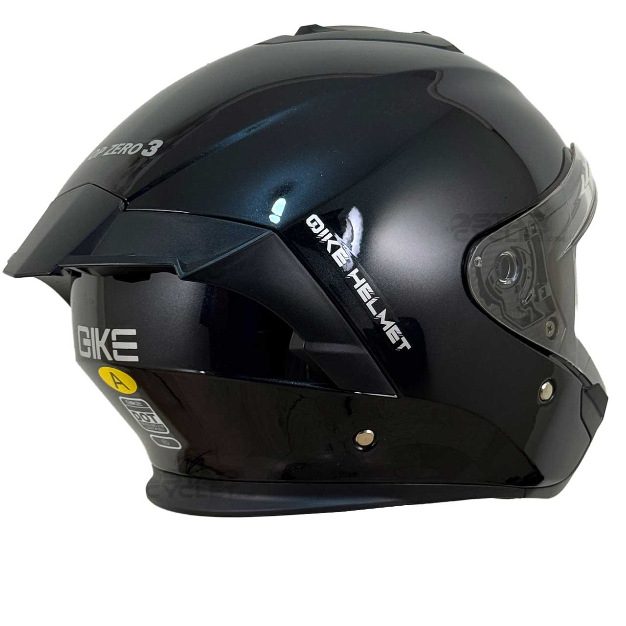 وزن کلاه کاسکت بدون فک QIKE مدل ZIRO BLACK