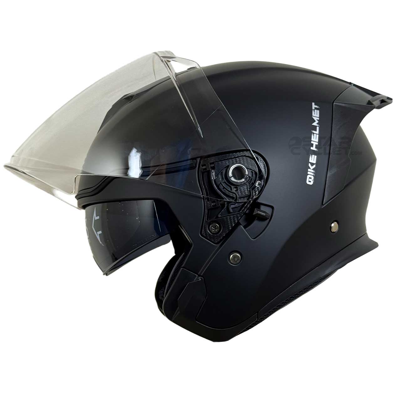 بررسی کلاه کاسکت بدون فک QIKE مدل ZIRO MAT BLACK