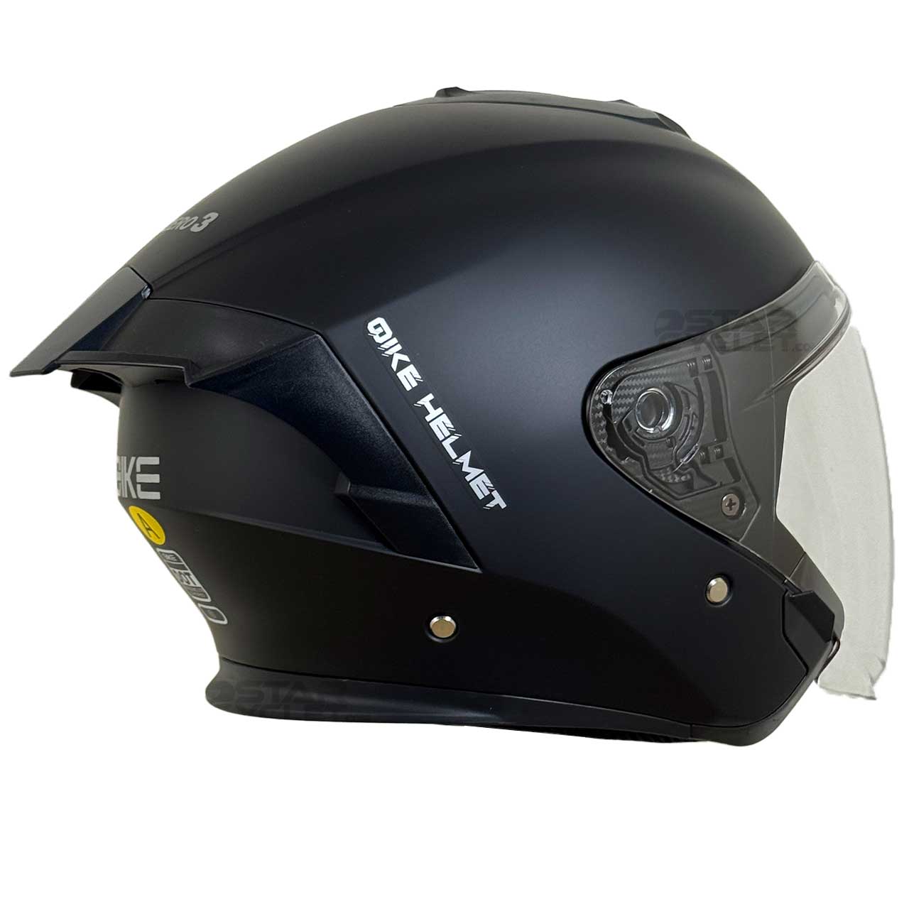 کیفیت کلاه کاسکت بدون فک QIKE مدل ZIRO MAT BLACK