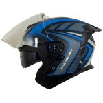 قیمت کلاه کاسکت بدون فک QIKE مدل FLASH BLUE