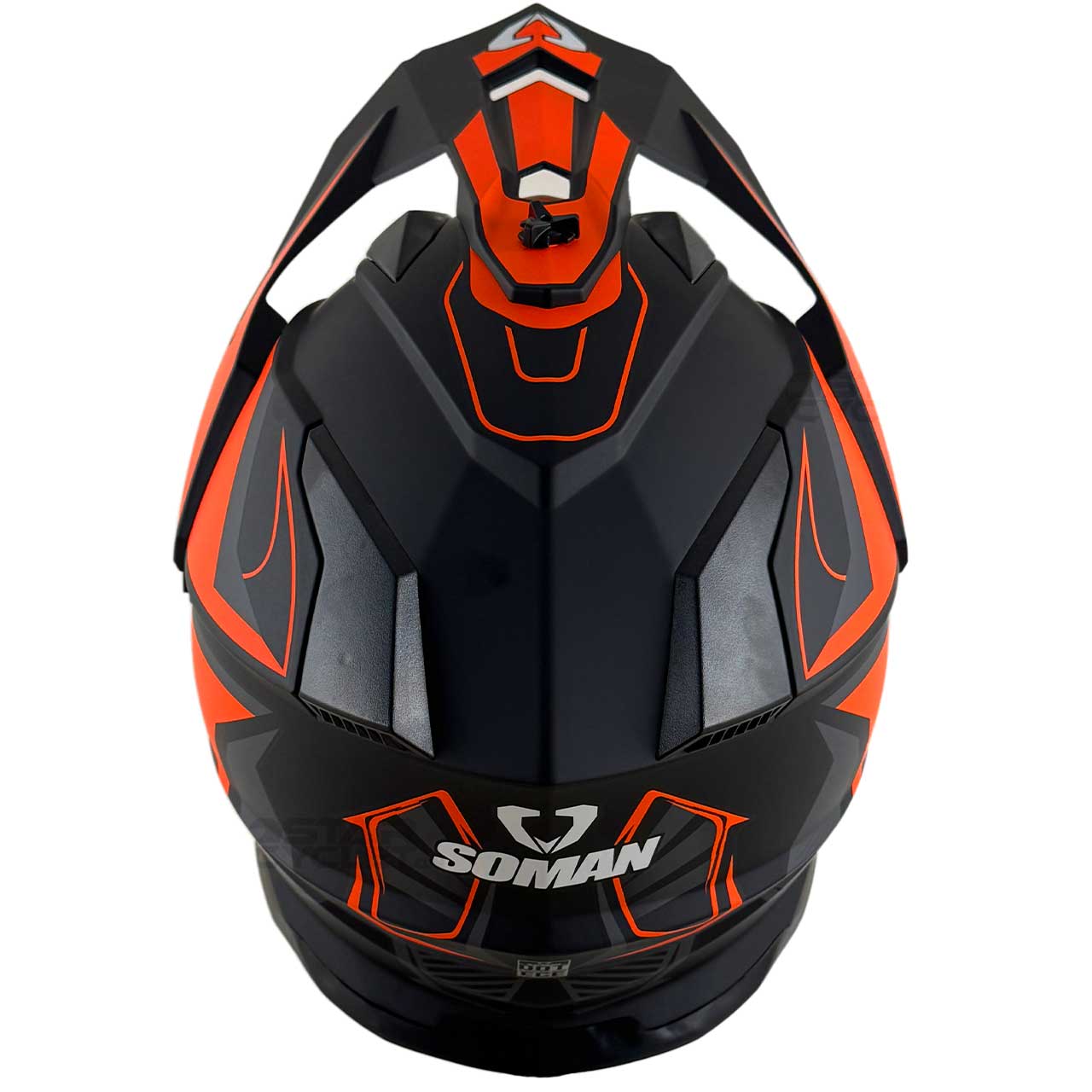 رنگ کلاه کاسکت سومان مدل M10-MAT ORANGE