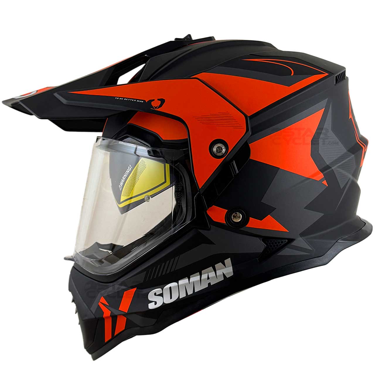 بررسی کلاه کاسکت سومان مدل M10-MAT ORANGE