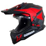 خرید کلاه کاسکت سومان مدل M10 MAT-RED-THUNDER