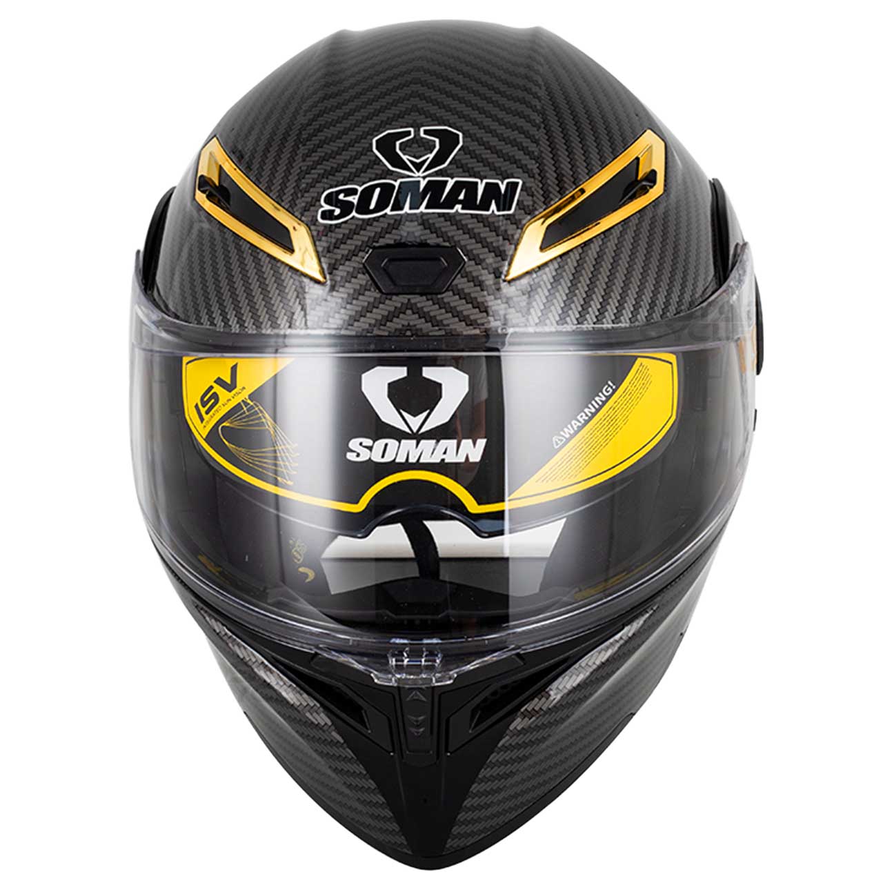 قیمت کلاه کاسکت فک متحرک SOMAN مدل SHINE-CARBON