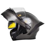 کیفیت کلاه کاسکت فک متحرک SOMAN مدل SHINE-CARBON