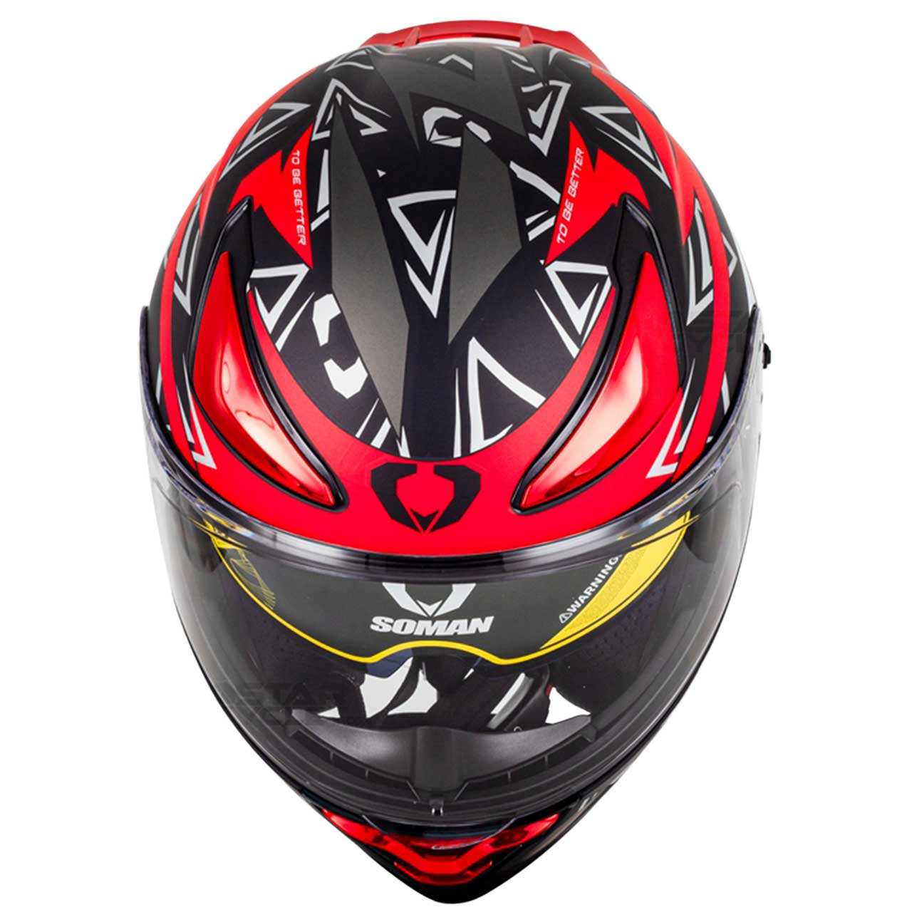 قیمت کلاه کاسکت فک متحرک SOMAN مدل F2 MATT-BLACK-RED-SPIDER