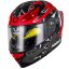 خرید کلاه کاسکت فک متحرک SOMAN مدل F2 MATT-BLACK-RED-SPIDER
