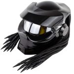 خرید کلاه کاسکت فک ثابت SOMAN مدل SM958 SHINE-BLACK