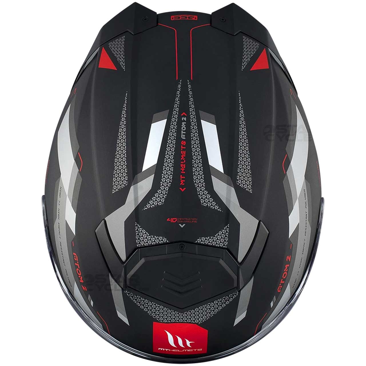 بررسی کلاه کاسکت فک ثابت MT مدل ATOM 2 BLACK-GRAY-MATT