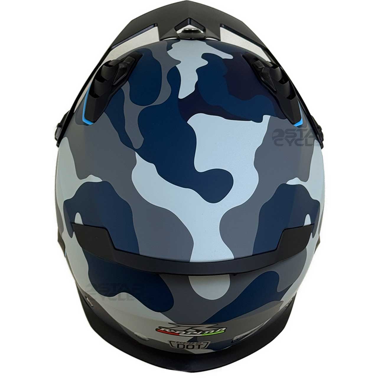 وزن کلاه کاسکت فک جدا RAPIDO مدل 890 MATT-ARMY 7#C