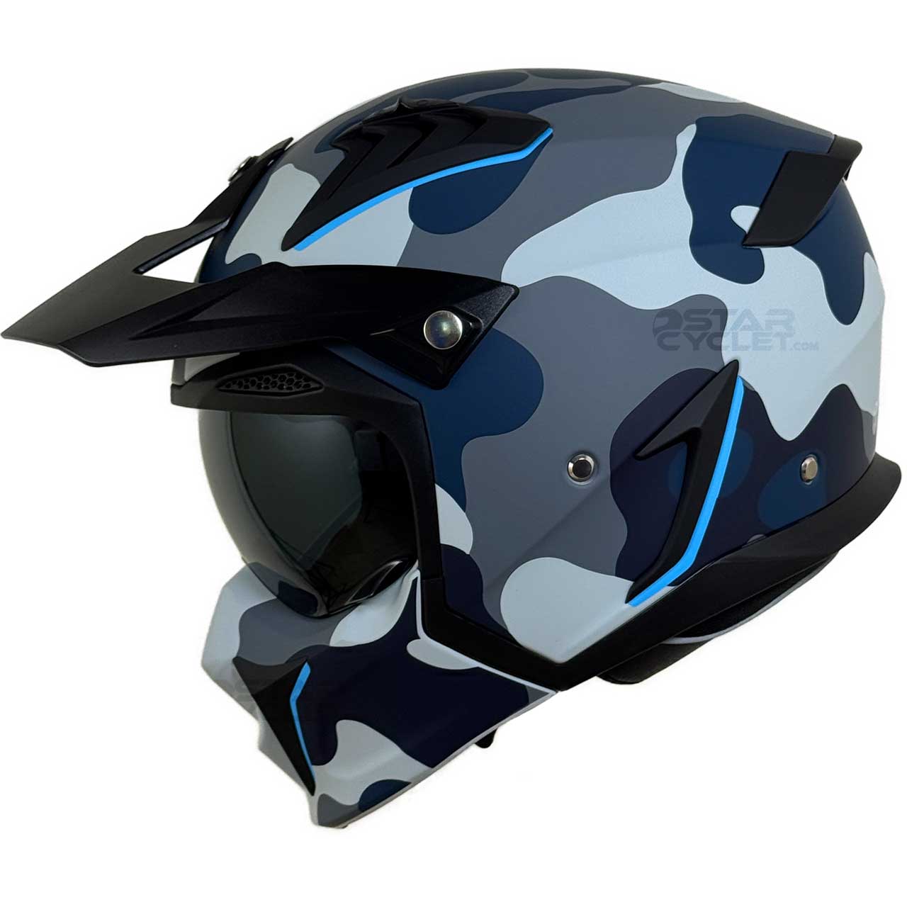 قیمت کلاه کاسکت فک جدا RAPIDO مدل 890 MATT-ARMY 7#C