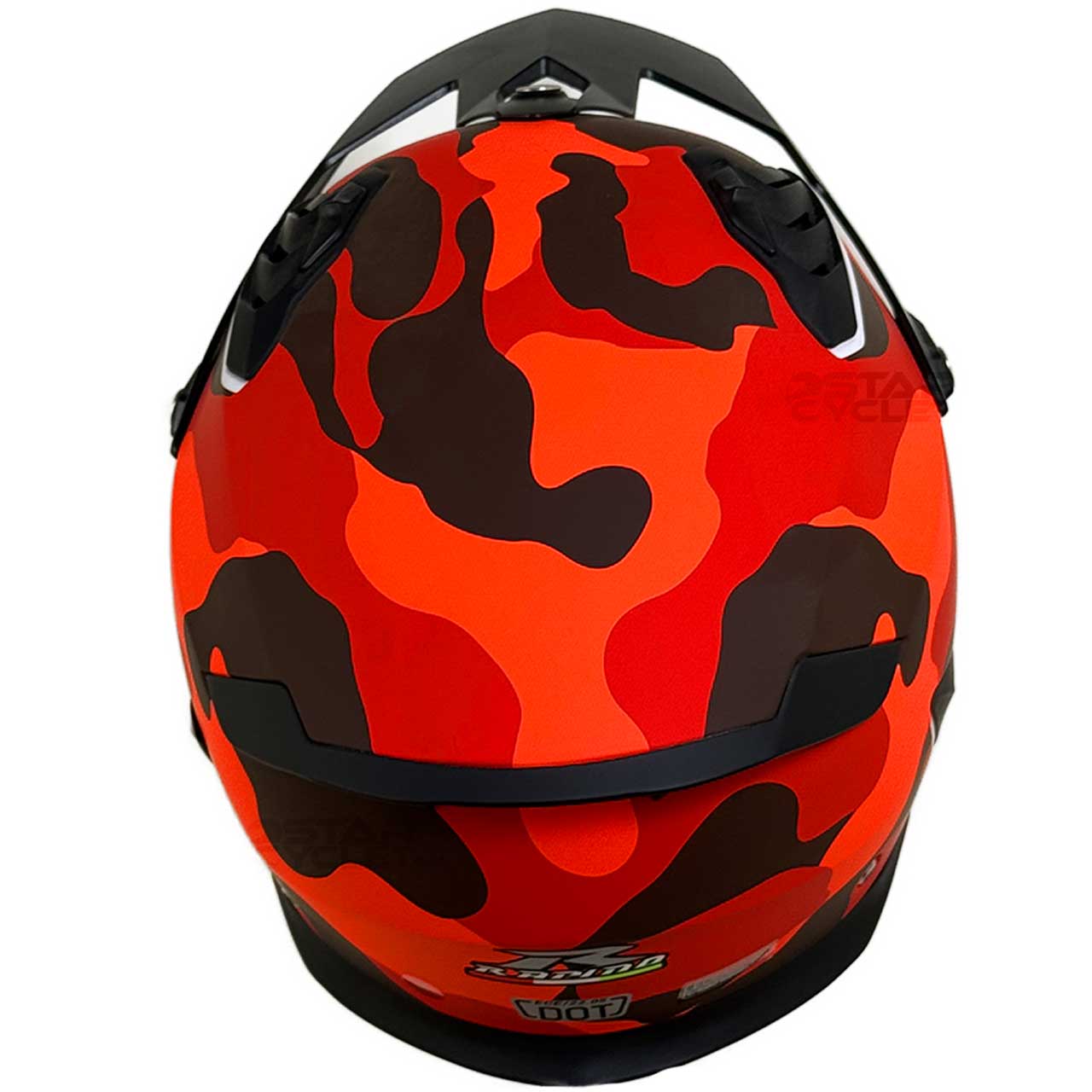 رنگ کلاه کاسکت فک جدا RAPIDO مدل 890 MATT-ARMY 7#B