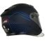 رنگ کلاه کاسکت بدون فک REDLINE مدل MATT-BLACK/BLUE-Graphics 956-9