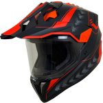 خرید کلاه کاسکت ادونچر REDLINE مدل MATT-BLACK-Red-Arrow 760-4