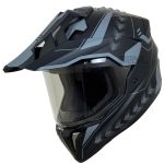 خرید کلاه کاسکت ادونچر REDLINE مدل MATT-BLACK-Grey-Arrow 760-3