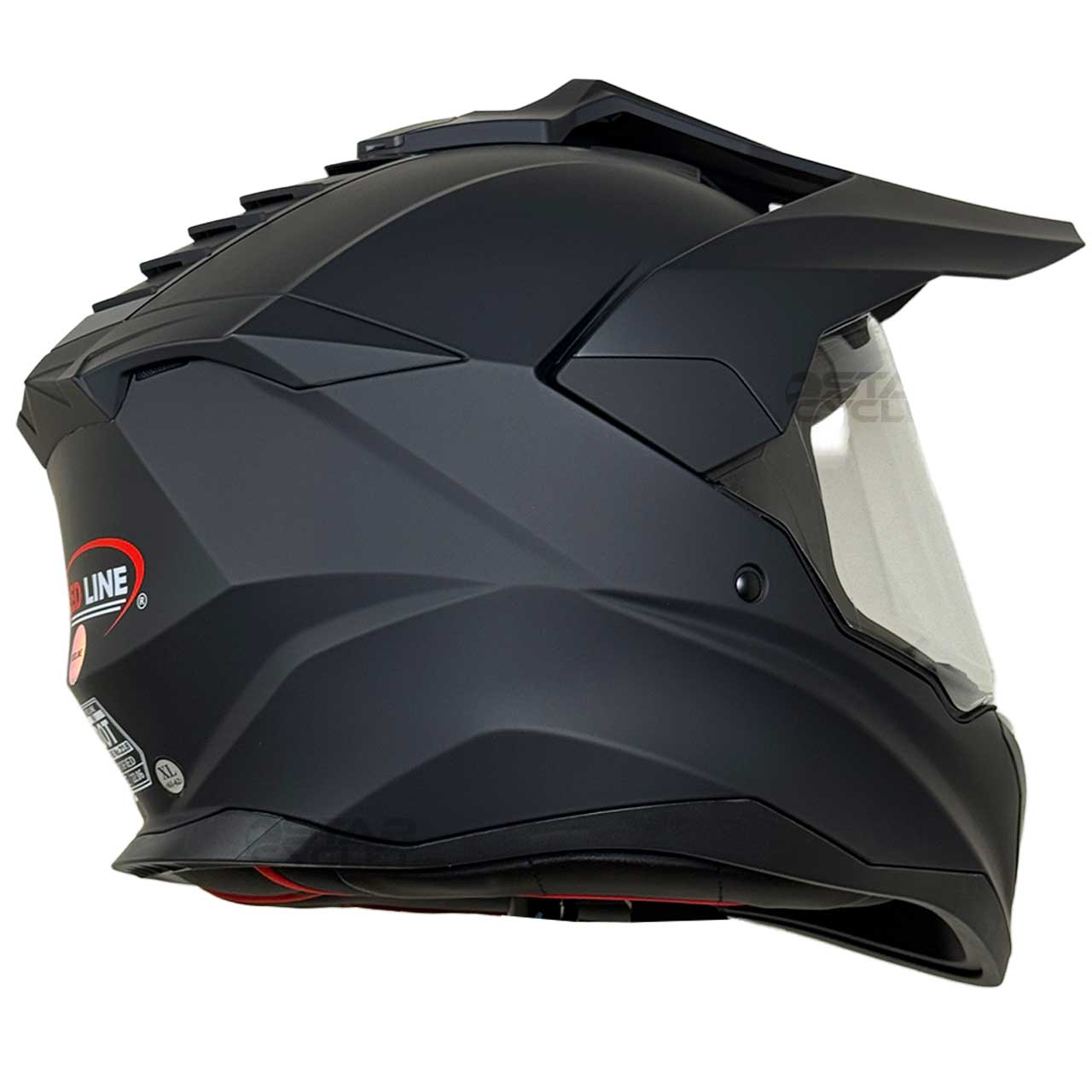 وزن کلاه کاسکت ادونچر REDLINE مدل MATT-BLACK 760-1