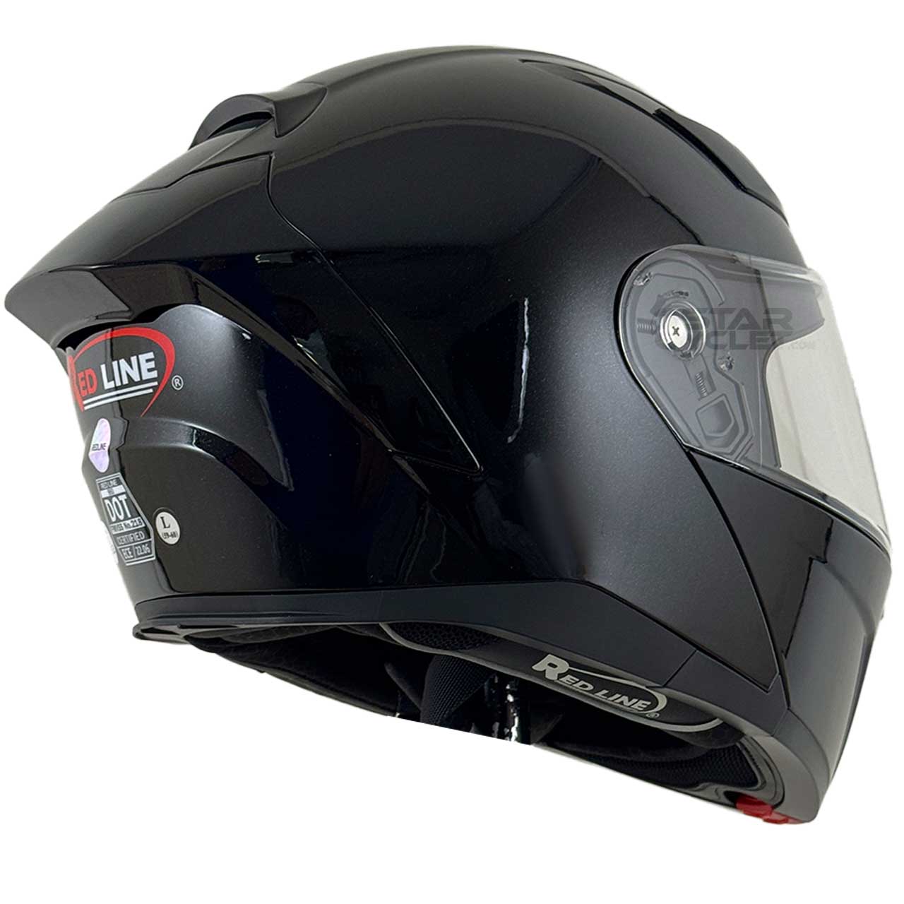 قیمت کلاه کاسکت فک متحرک REDLINE مدل BRIGHT-BLACK 960-2