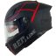 بررسی کلاه کاسکت فک متحرک REDLINE مدل MATT-BLACK-Red-Thorn 960-10