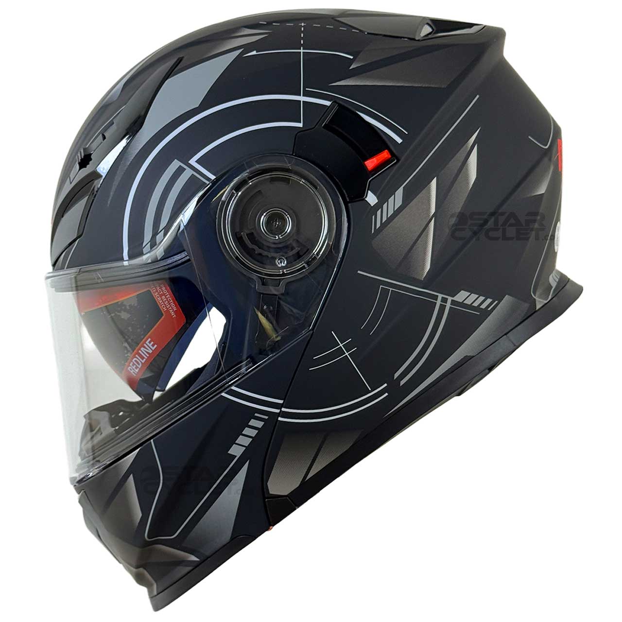 بررسی کلاه کاسکت فک متحرک REDLINE مدل MATT-BLACK-Grey-Time 939-21