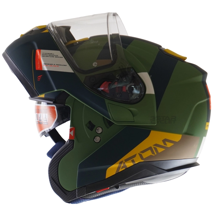 کلاه کاسکت فک متحرک MT مدل ATOM-SV-