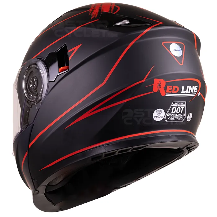 کلاه کاسکت فک متحرک RED LINE مدل