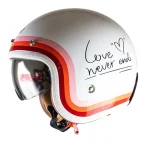 کلاه کاسکت وسپایی ردلاین مدل BRAIGHT WHITE/ Long 936