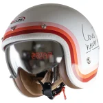 کلاه کاسکت وسپایی ردلاین مدل BRAIGHT WHITE/ Long 936-13