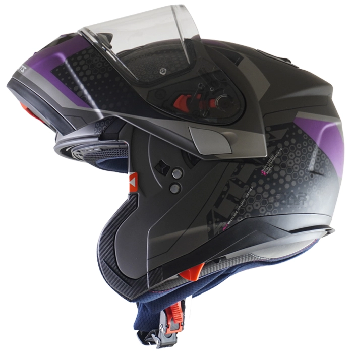 کلاه کاسکت فک متحرک MT مدل FU401SV ATOM SV GREY-